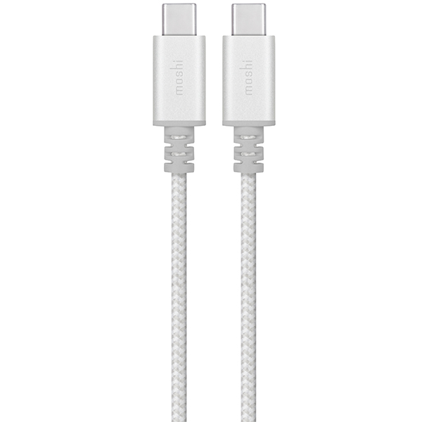 کابل MOSHI موشی تبدیل USB-C به USB-C مدل Integra USB-C Charge Cable به طول 1 متر نقره ای - Hiapple.ir