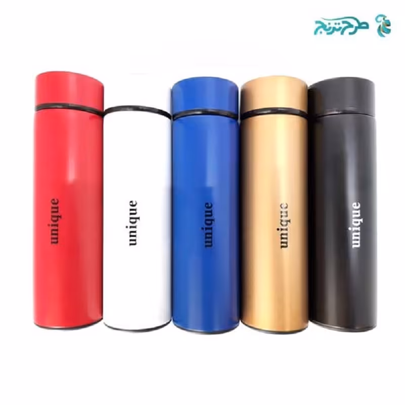 فلاسک استیل درجه دار  ( فلاسک هوشمند مدل دماسنج دار ) سایز 0.5 لیتری 