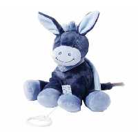 عروسک موزیکال الاغ آبی ناتو Nattou Musical Alex the donkey