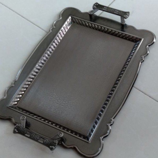 سینی پذیرایی
جنس استیل