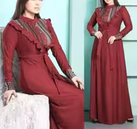 ماکسی ثریا. کرپ اسکاچی