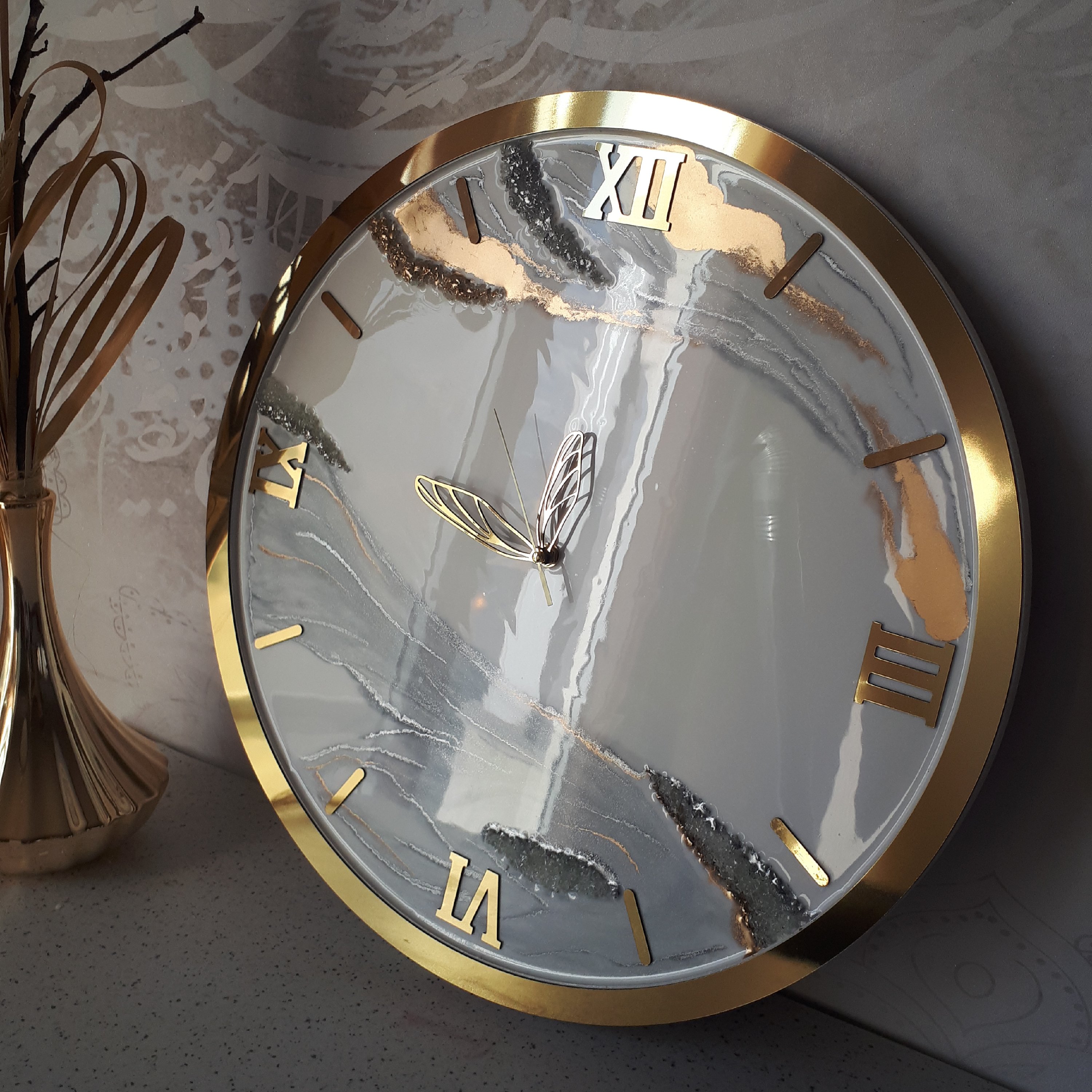 ساعت دیواری  قطر 50 سانت طرح روسی