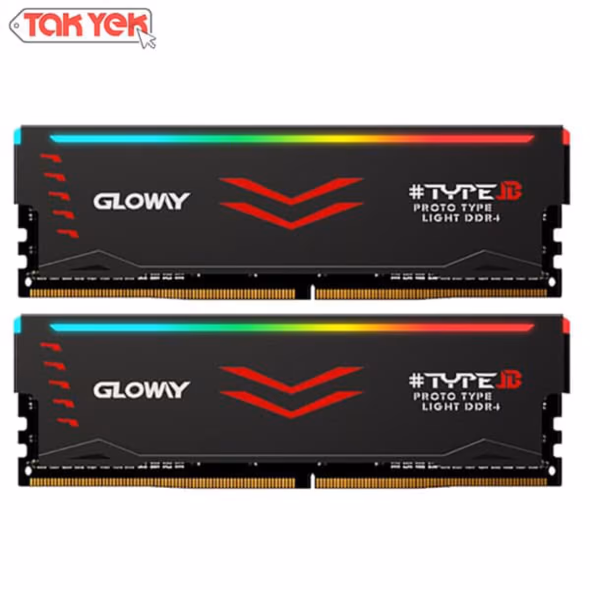 رم کامپیوتر گلووی Gloway 16GB DDR4 3200Mhz Dual RGB