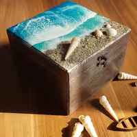 جعبه رزینی تی بگ و جواهرات