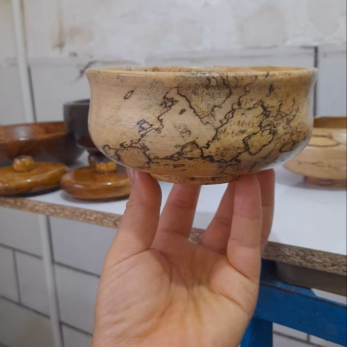 کاسه شکلات خوری بدون درب جنس افرا