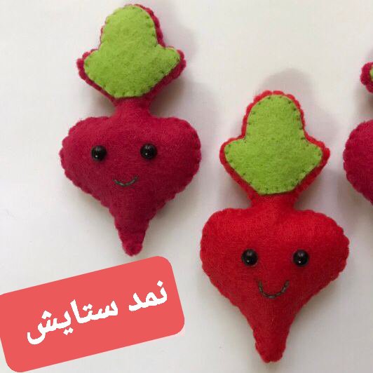 مگنت نمدی یخچال طرح ترب