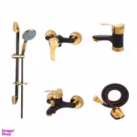 ست شیرآلات فاخته مدل کارن کد MT BESINK  مجموعه 5 عددی