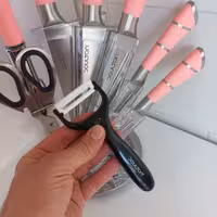 کد KNIFE04 سرویس چاقو و ساطور دالتون رنگ صورتی