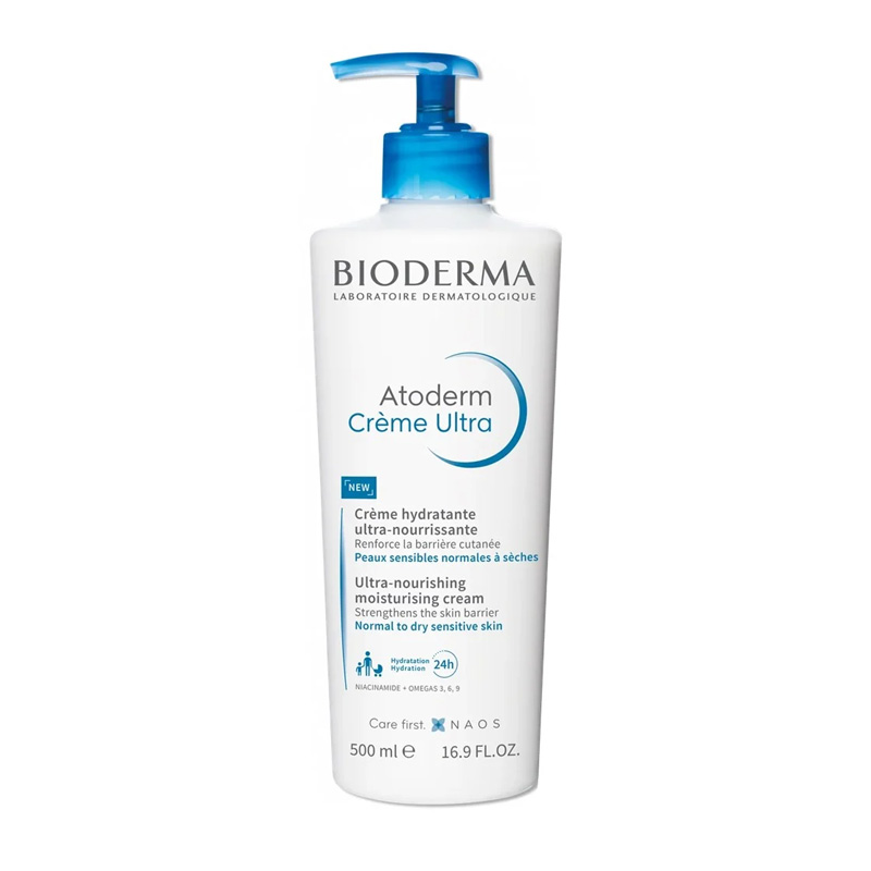 کرم مرطوب کننده و مغذی بایودرما BIODERMA مدل اتودرم ATODERM حجم 500 میل | پوست نرمال و خشک حساس