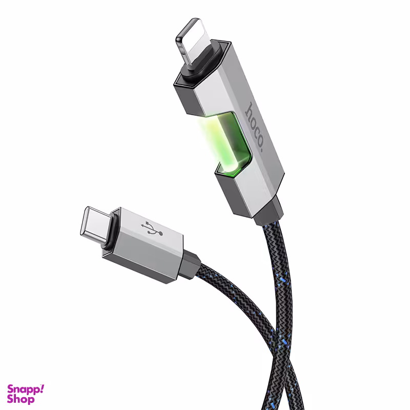 کابل شارژ 27 وات Lightning به Type-C هوکو مدل U123 طول 1.2 متر