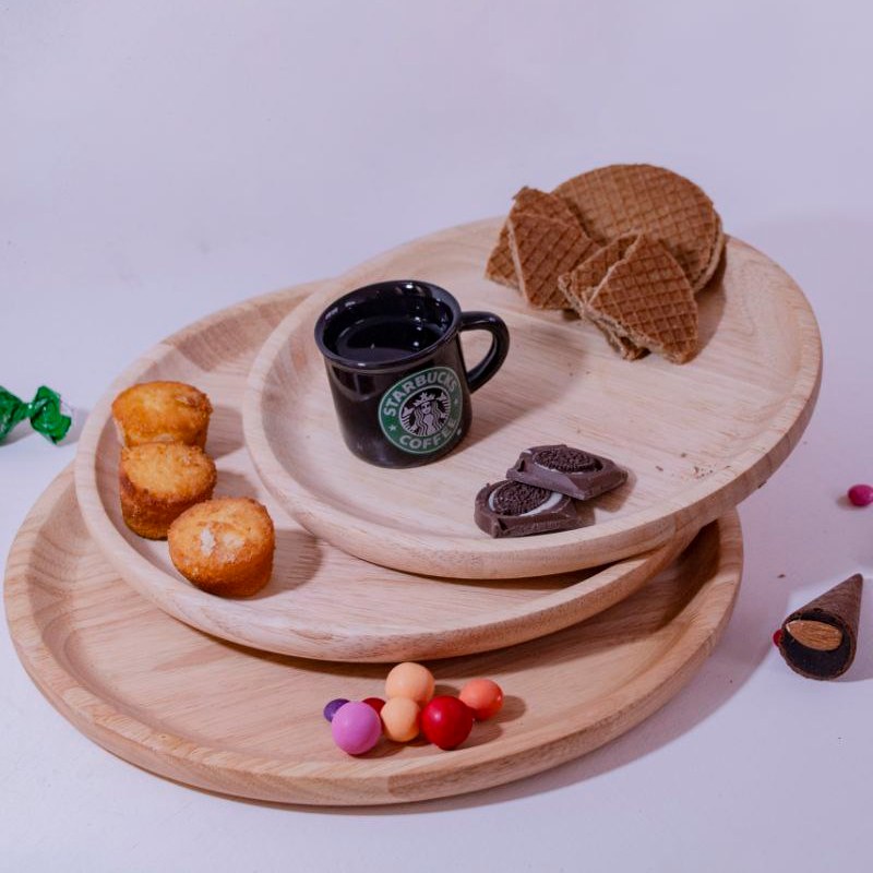 بشقاب چوبی رابروود سایز 22 