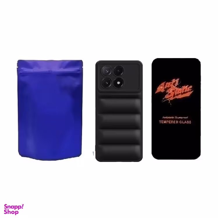 کاور موبایل مدل M-B Puffer مناسب شیائومی Poco X6 Pro به همراه محافظ صفحه نمایش Anti Static