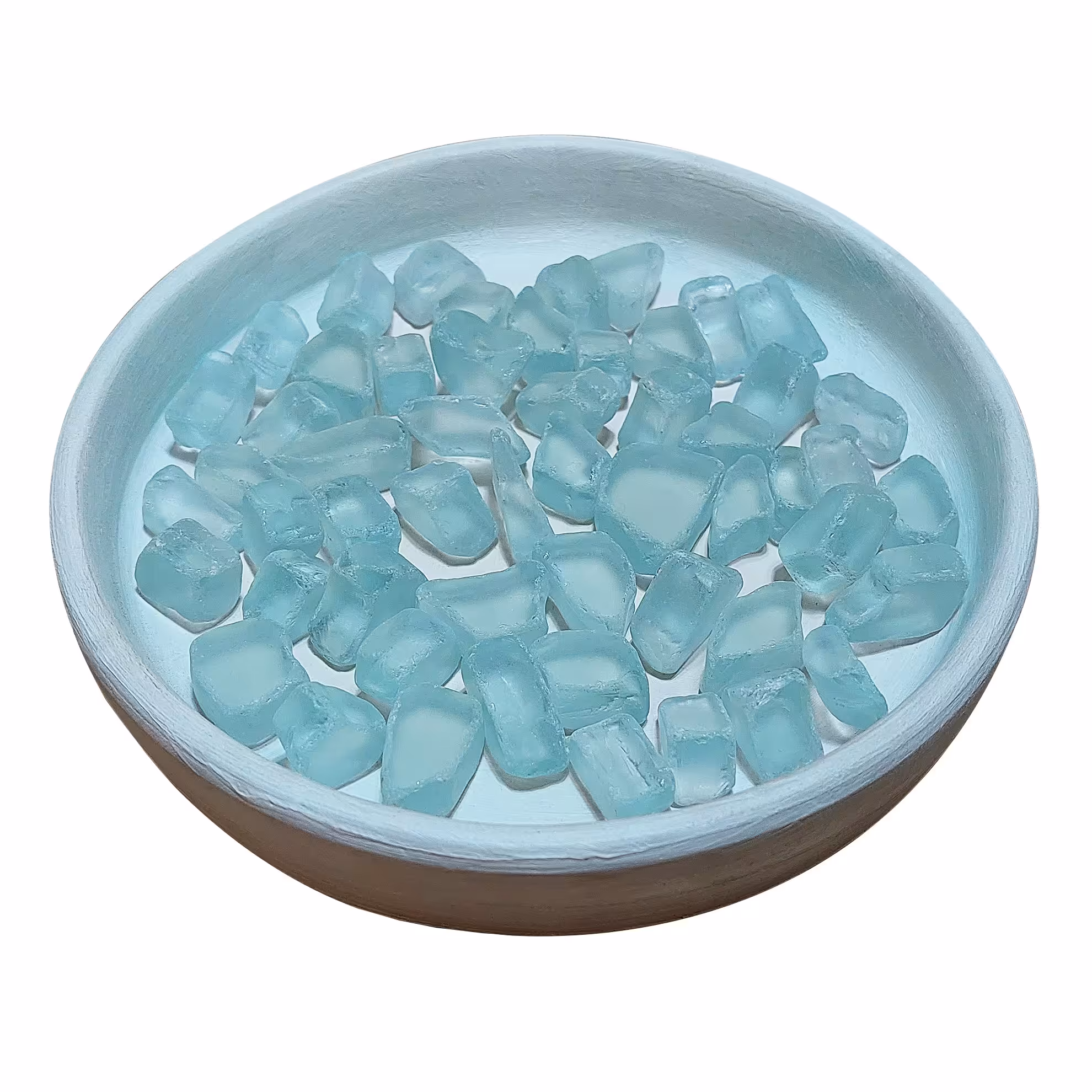 کریستال بی رنگ سایز درشت - کد SCB-01 بسته 200 گرمی