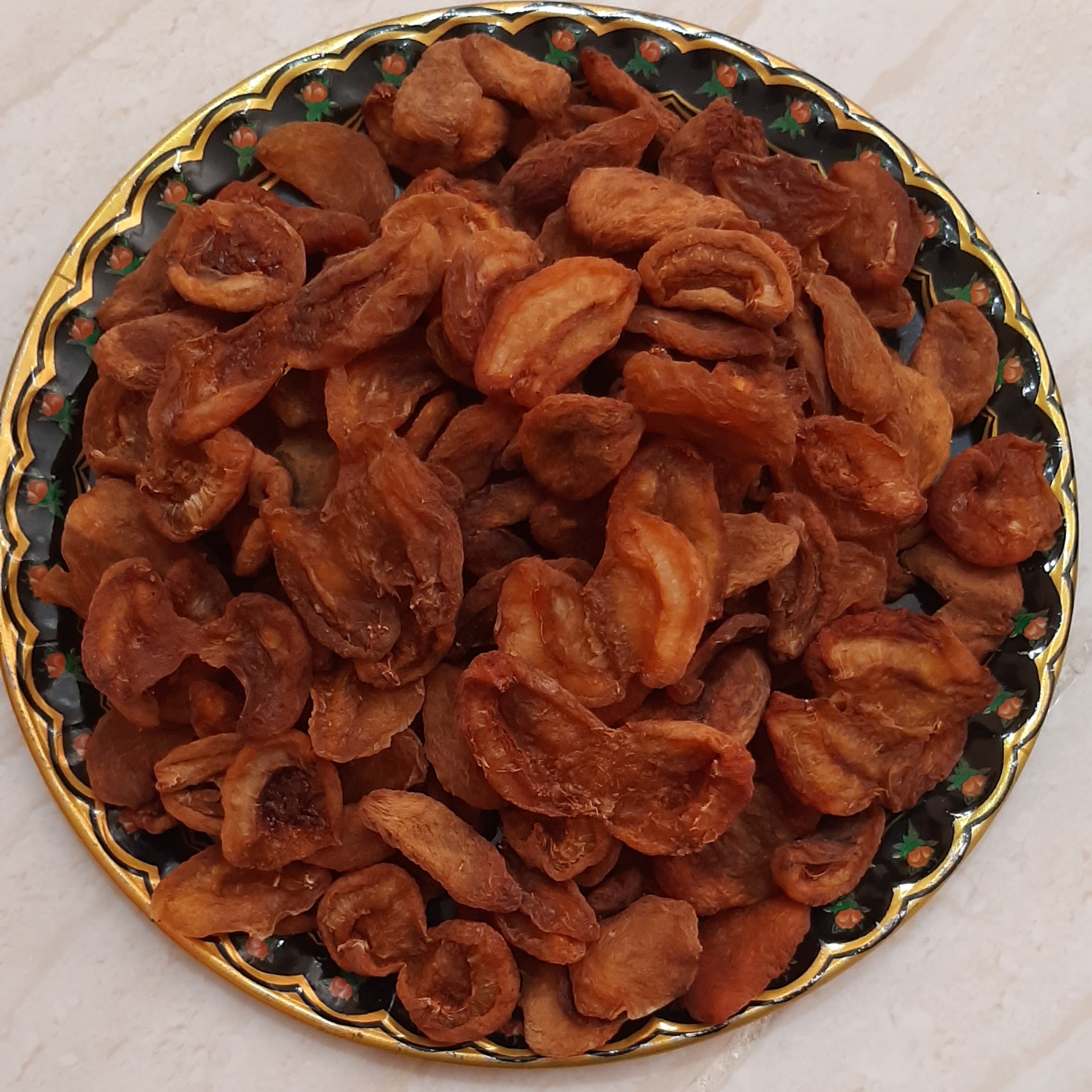 برگه زردآلو قیسی ارگانیک آفتاب خشک بسته نیم کیلویی