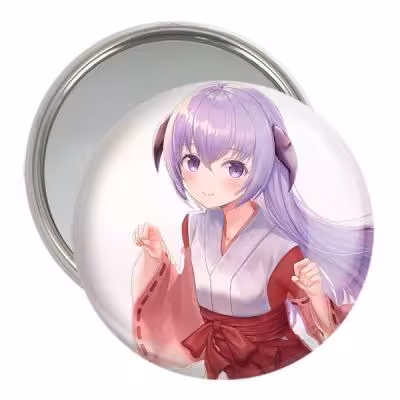 آینه جیبی خندالو مدل هانیو انیمه هیگوراشی وقتی اشک می ریزد کد 18114