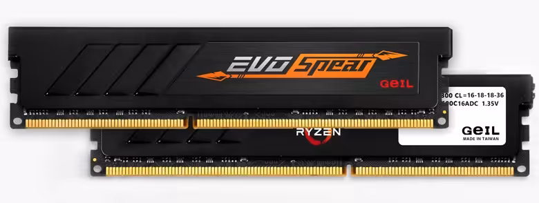 رم کامپیوتر 32 گیگابایت DDR4 دو کاناله 2400 مگاهرتز گیل EVO SPEAR