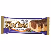 کیک دو رنگ کاکائویی و وانیلی نیلی تو 130 گرمی (کلبه برتر)