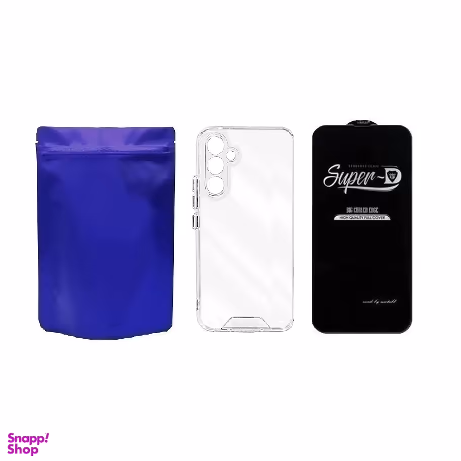 کاور موبایل مدل Space کد M-B مناسب سامسونگ Galaxy A54 به همراه محافظ صفحه نمایش SuperD
