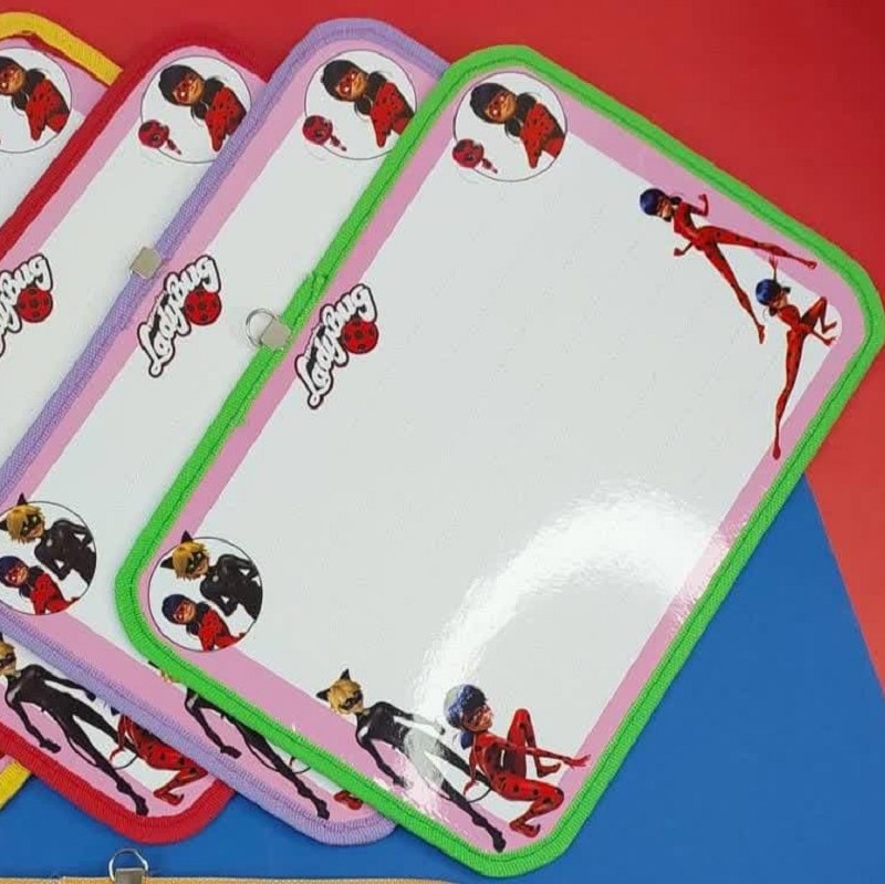 تخته وایت برد  دو رو دور دوخت 25 در 35  سانت