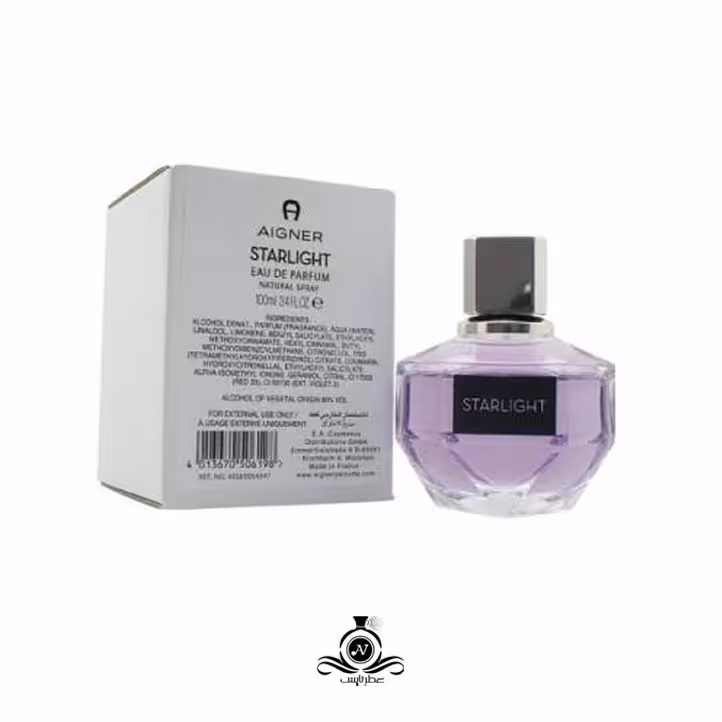 تستر عطر زنانه سفارش اروپا اگنر استارلایت Aigner Starlight Tester