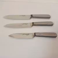 پک 10 عددی سرویس چاقو آشپزخانه استیل براق ضد زنگ مرادلو 3 تایی  با کیفیت بالا

