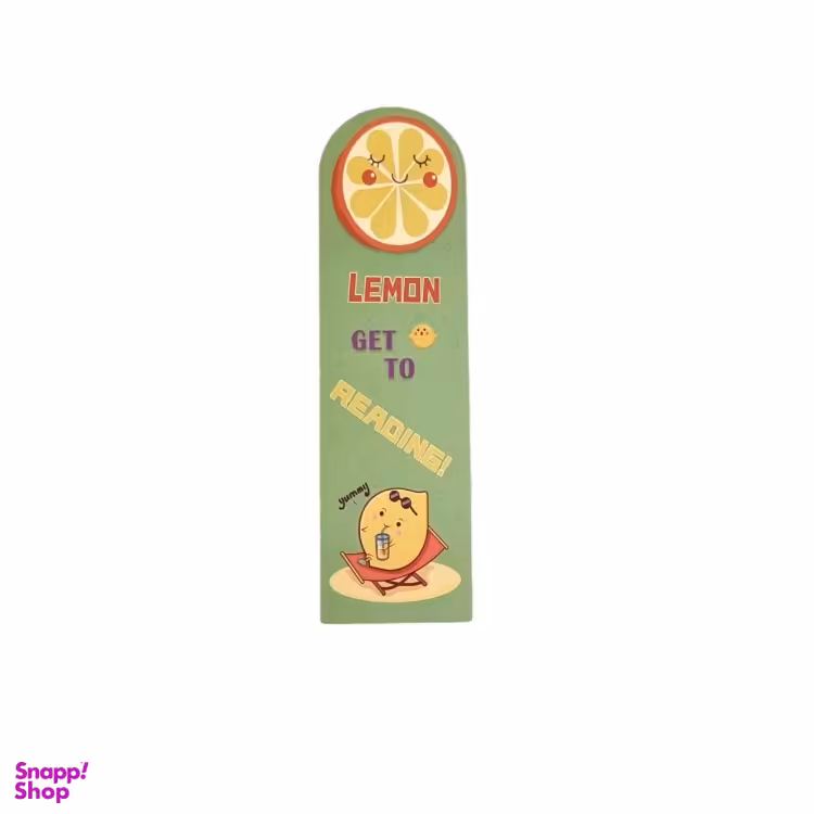 نشانگر کتاب معطر مقوایی مدل رایحه لیمو کد 1257