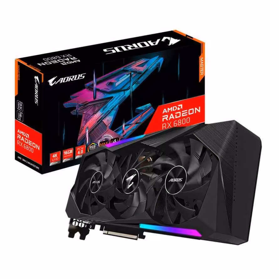 کارت گرافیک گیگابایت AORUS Radeon RX 6800 MASTER 16G