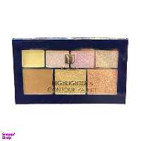 پالت هایلایتر و کانتور مانیدا مدل Sun