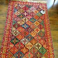 ورنی (گلیم سوزنی) تمام پشم دستبافت قره داغ آذربایجان (200در130) 