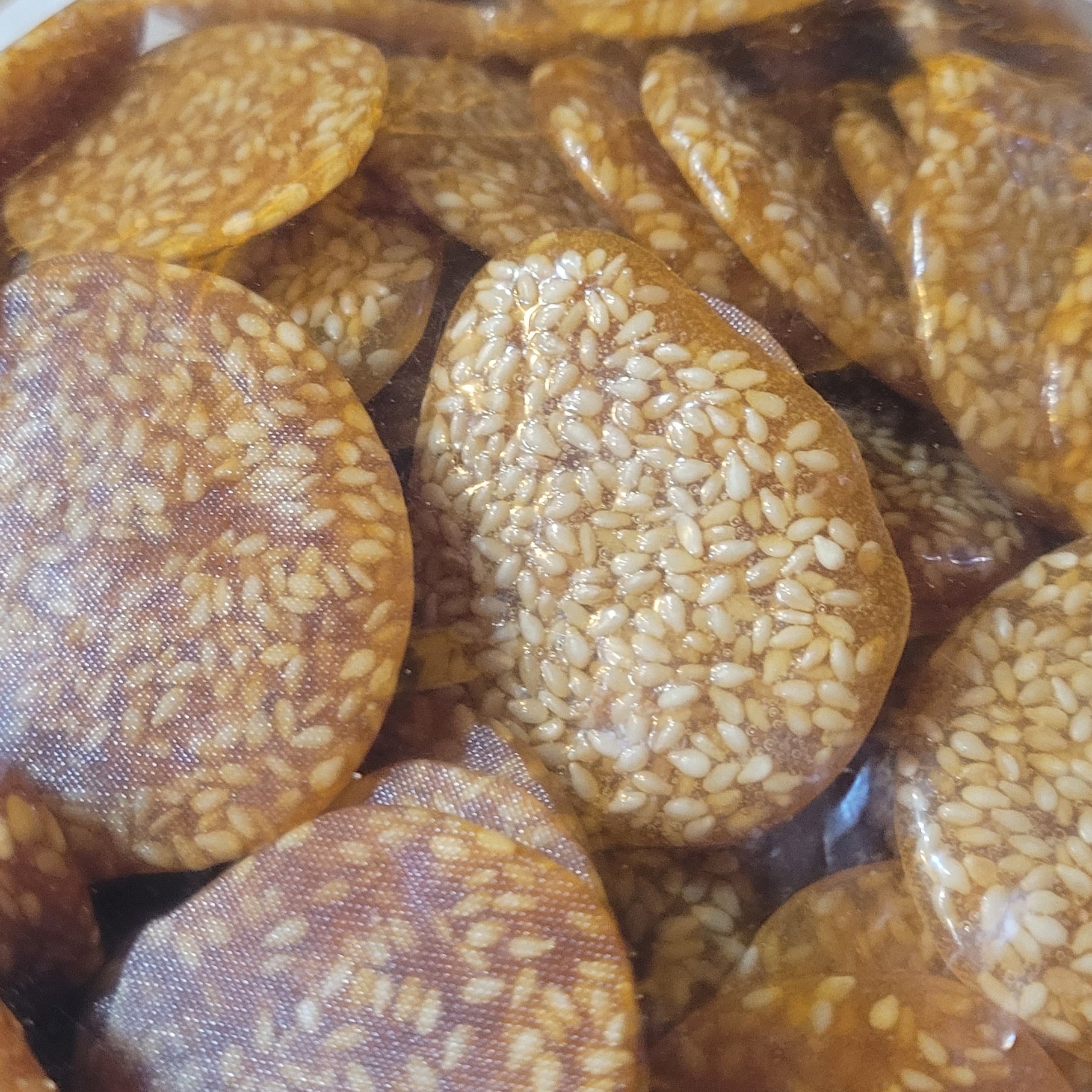 پولکی کنجدی دست ساز درصد بالا