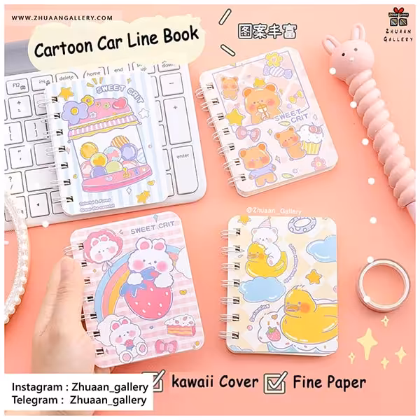 دفترچه فنری SWEET CRIT فانتزی