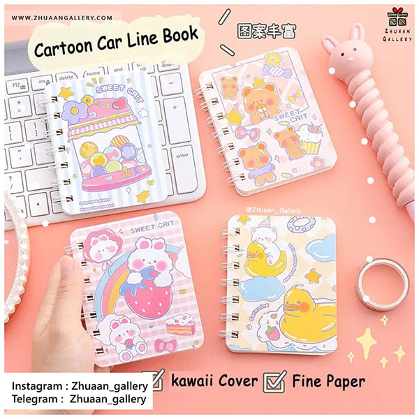 دفترچه فنری SWEET CRIT فانتزی