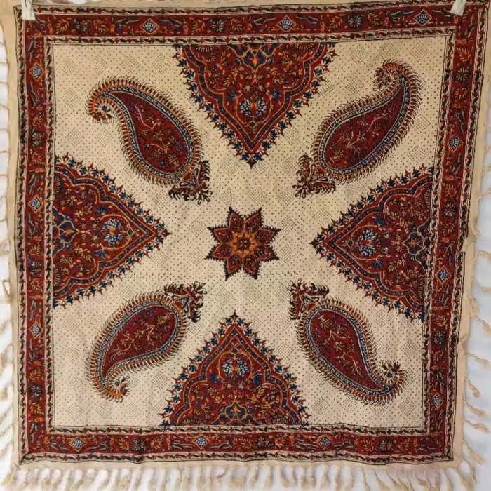 سفره قلمکار(ارسال رایگان) اعلا 80سانتی در ارزانی عدالت،سفره سنتی زیبای 80سانتی