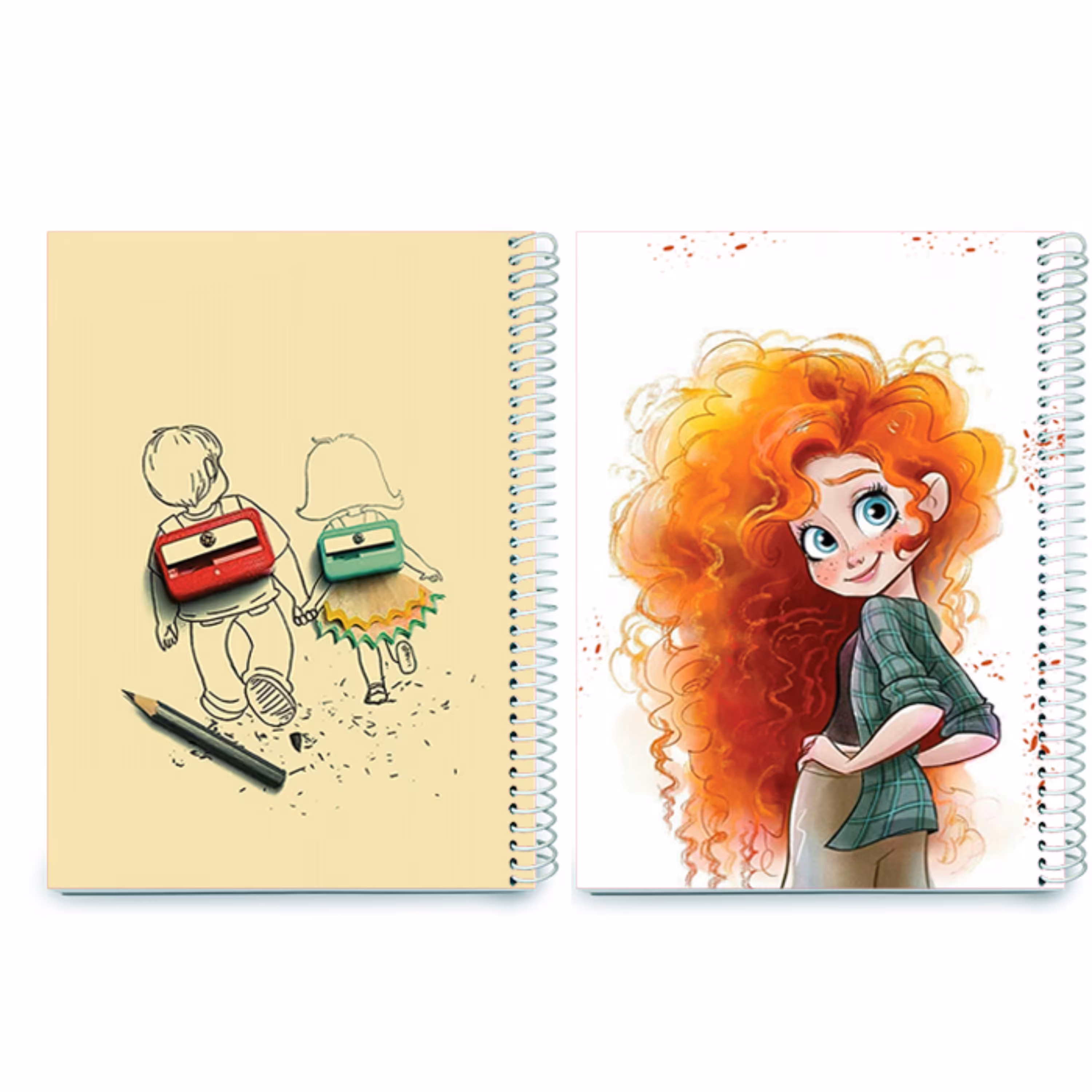 دفتر مشق سیمی 80 برگ مرسل مدل فانتزی کد 13 مجموعه2 عددی