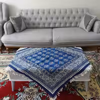 سفره قلمکاراصفهان طرح صادراتی ابعاد یک دریک قابل شستشو 