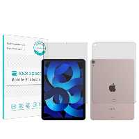 گلس صفحه نمایش و پشت تبلت اپل iPad Air (2022) مدل نانو هیدروژل شفاف برند راک اسپیس کد LL