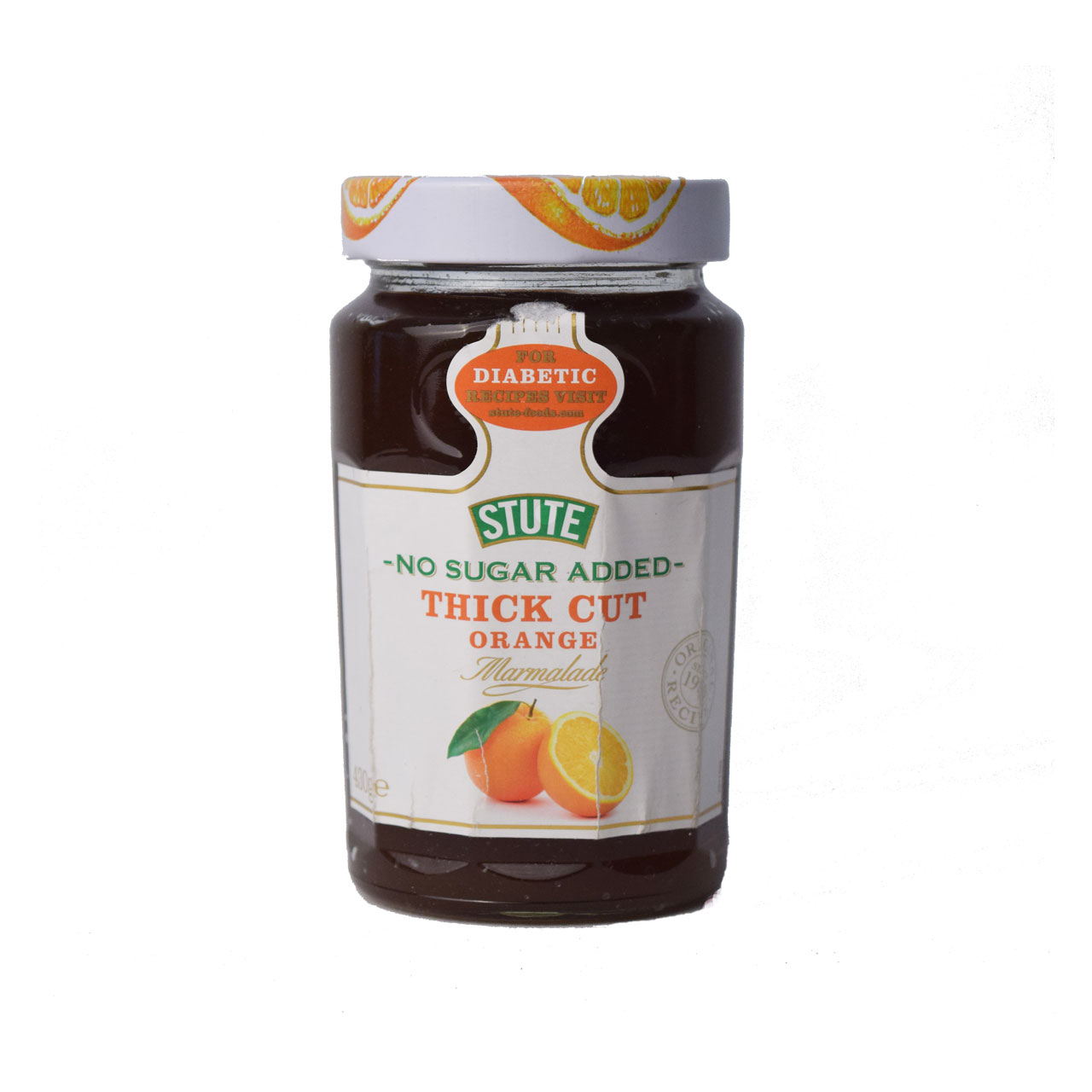 مارمالاد پرتقال برش ضخیم ( بدون شکر افزوده ) 430 گرم استوت - stute