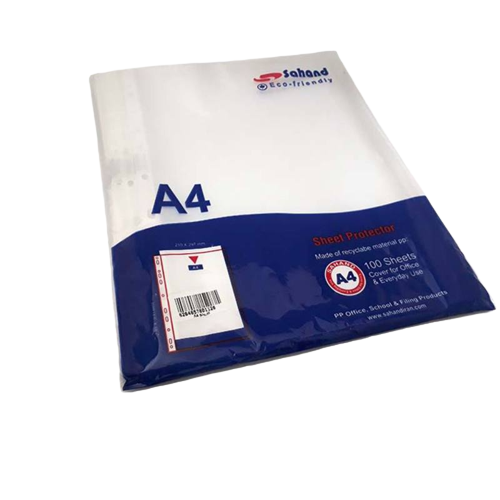 کاور آ4 مات برند سهند50 میکرون یک بسته 100 عددی