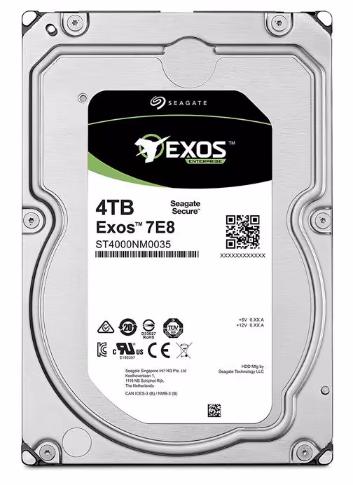هارد اینترنال سیگیت مدل ST4000NM0035 Exos 7E8 ظرفیت 4 ترابایت