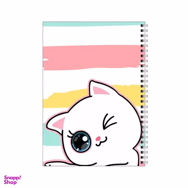 دفتر مشق 80 برگ بامبیلیپ طرح گربه چشمک زن کد 3679628