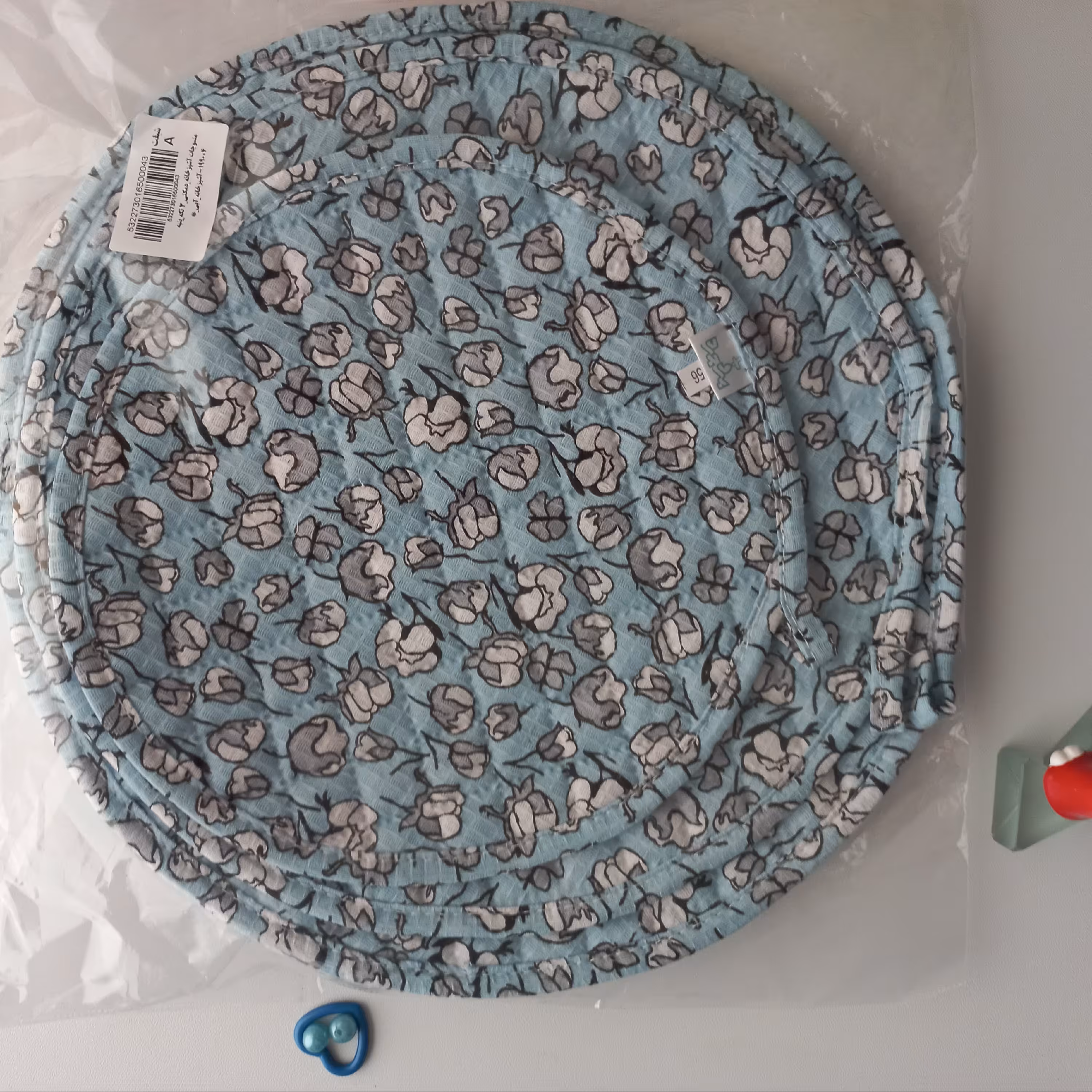 دمکنی سه تیکه نسوز و پنبه دوزی شده پارچه بروجرد در سه سایز 28 و 33 و 38 