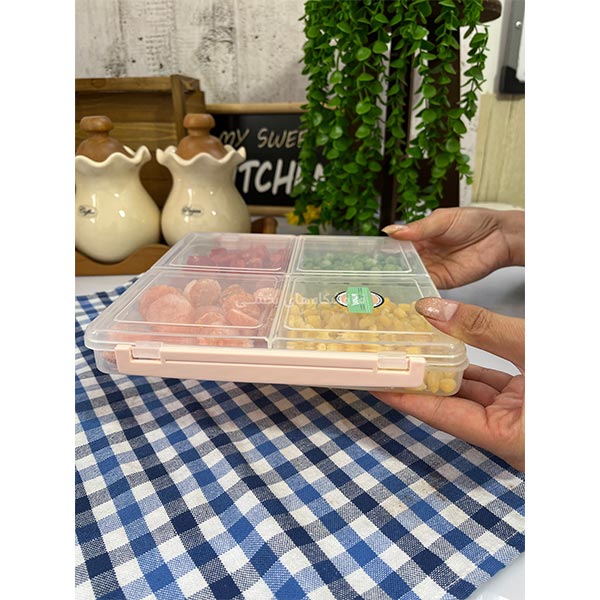 ظرف فریزری لیمون مدل چهار خانه کوچک