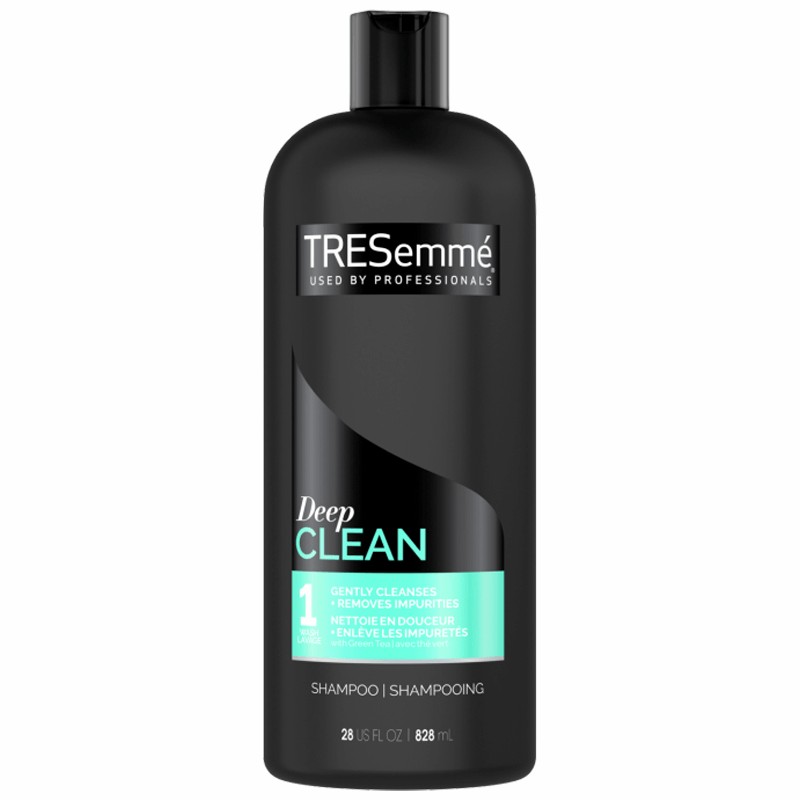 شامپو ترزمه مدل تمیز کننده قوی موهای چرب ترزمه Tresemme Deep Clean حجم 828 میل