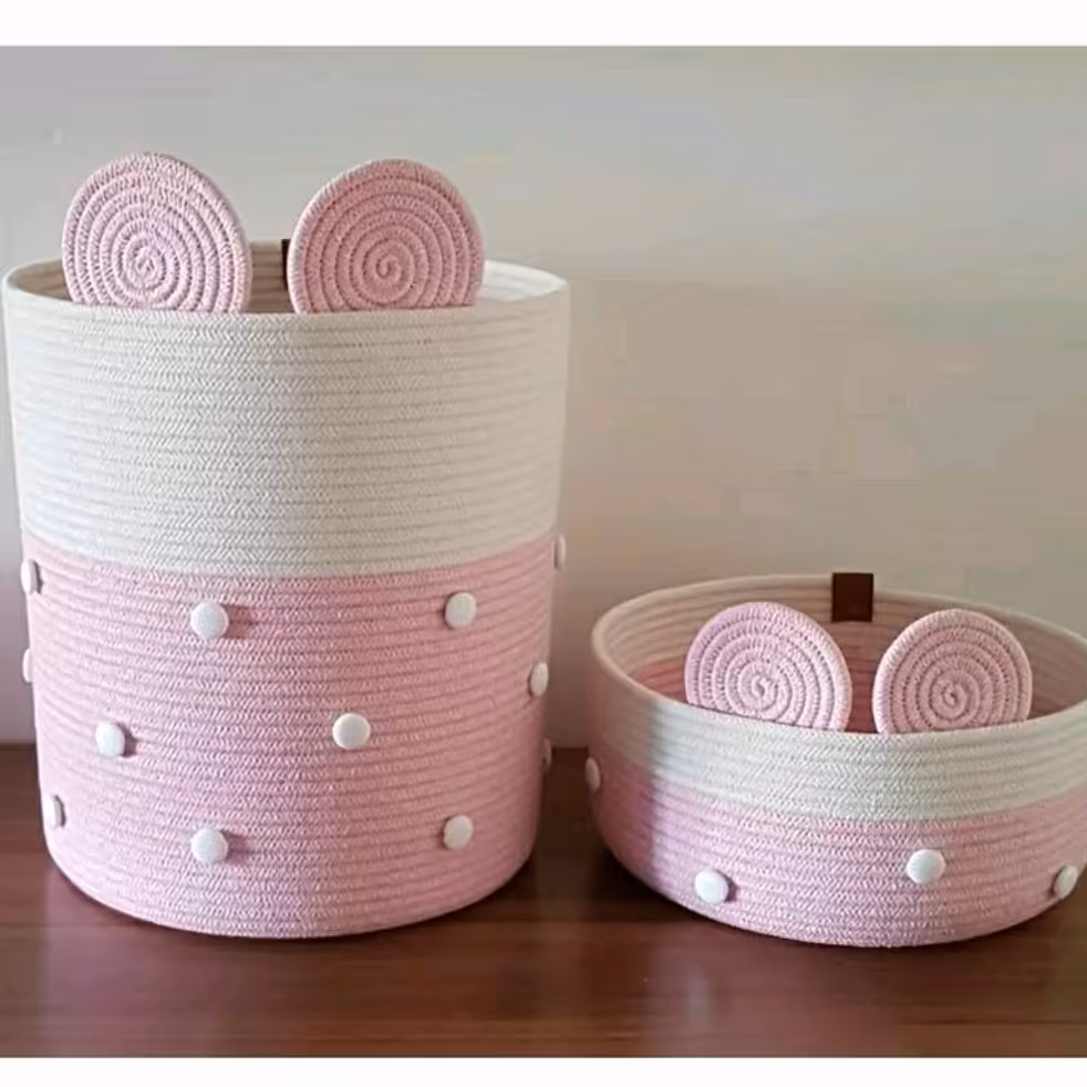 سبد نظم دهنده اتاق کودک مدل پاستیلی