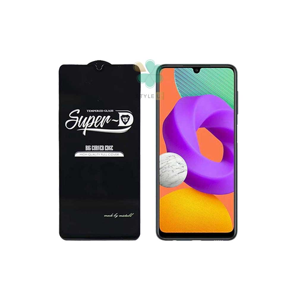 گلس گوشی سامسونگ Samsung Galaxy M22 تمام صفحه Super D