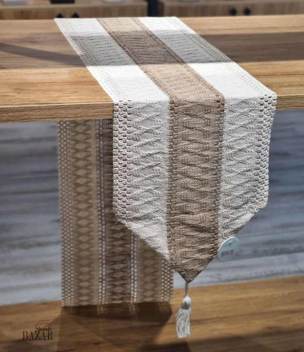 رانر بافت کنف و گیپور سر مثلثی کد 14-6614 وارداتی