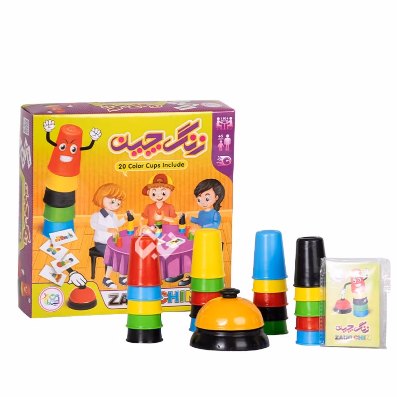 بازی فکری زنگ چین 4 نفره مدل اسپادان
