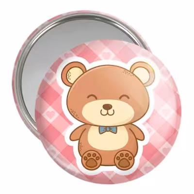 آینه جیبی خندالو مدل خرس کد 26210