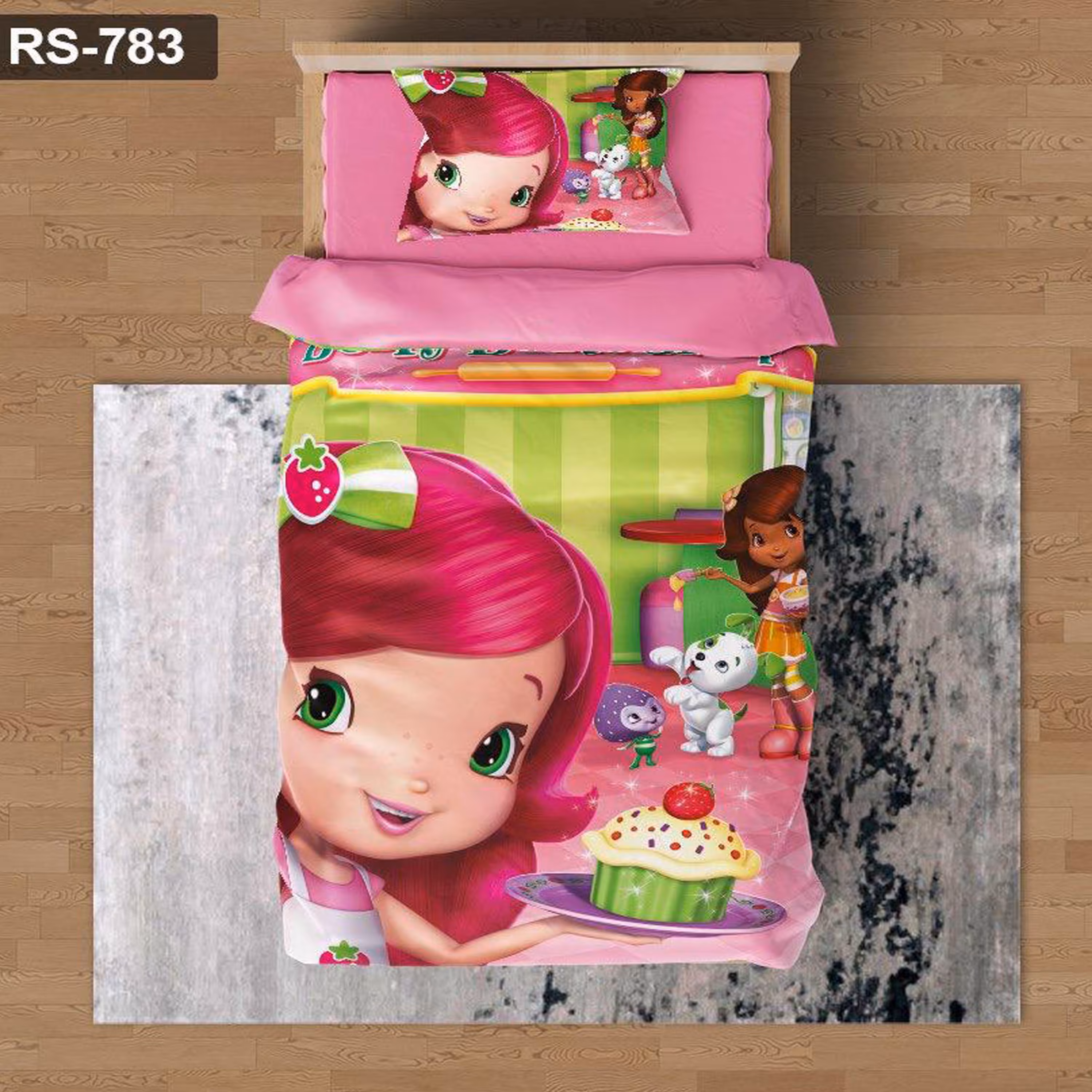 سرویس روتختی 1 نفره تنسل چاپی برندترک لند (Turk Land)  کد rs 783