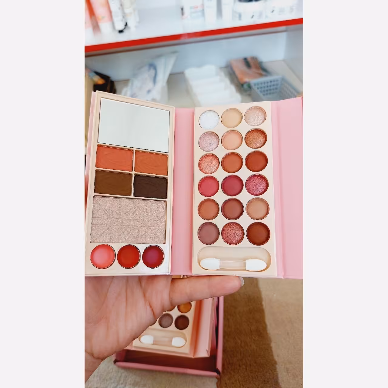 پلت سایه و رژلب و رژگونه مینی انی لیدی